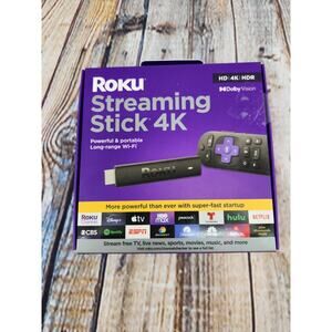 Roku Streaming Stick 4K HDR Dolby Vision Streaming Device (3820R2)